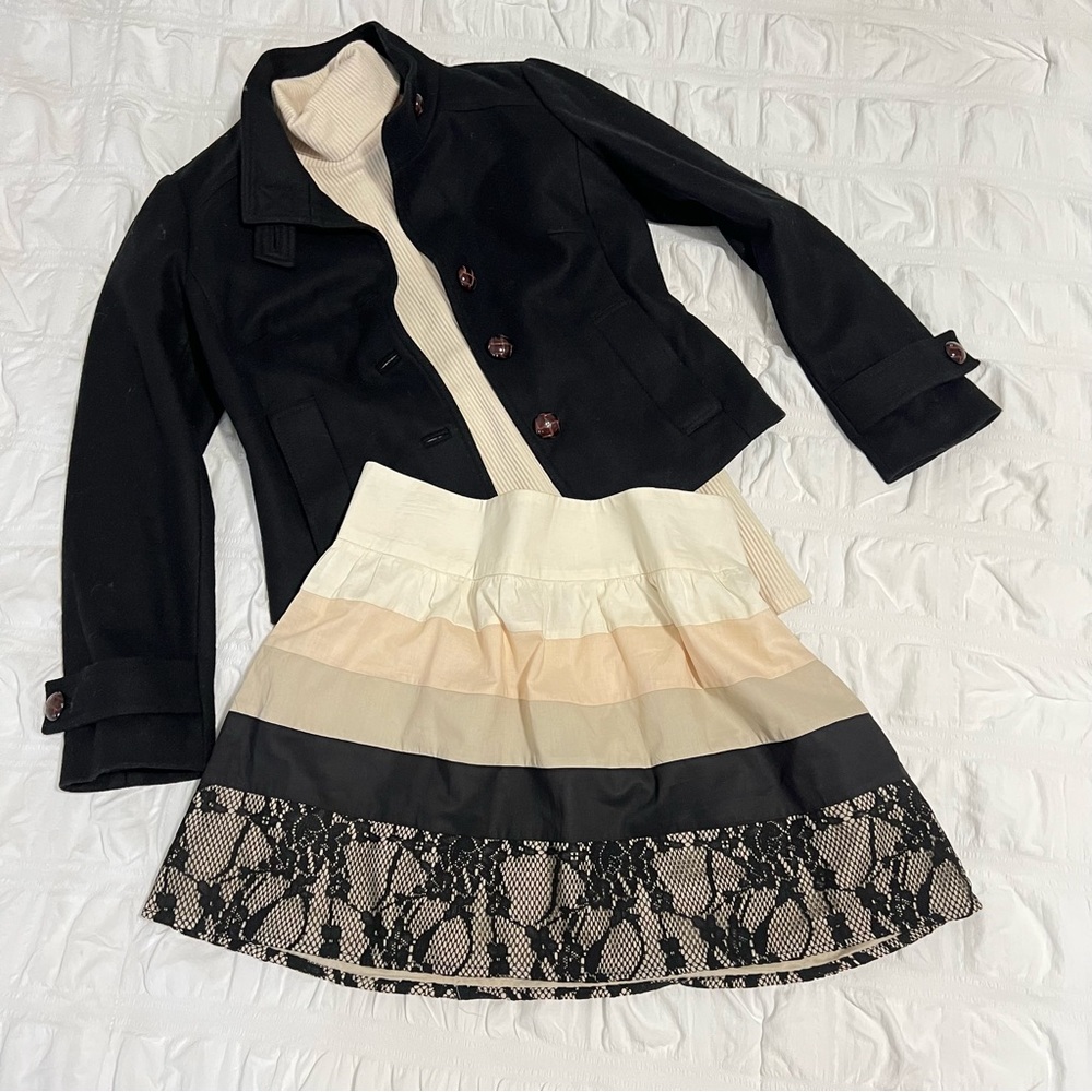 Women's skirt STOOSH size XL cream cotton